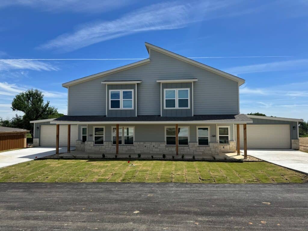beautiful home built right by Mustang roofing & construction