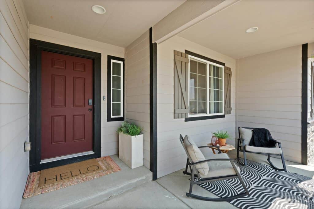 Porch upgrade in Aledo, TX by Mustang Roofing & Construction