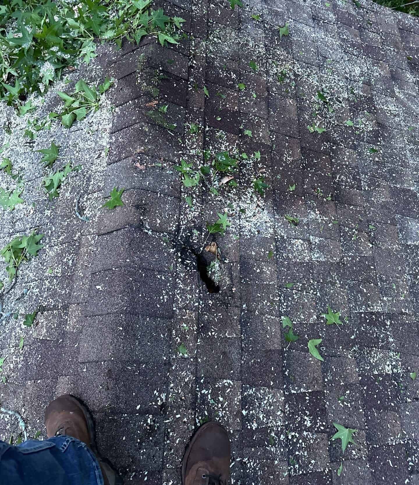 storm damage aledo home inspection after hailstorm in aledo tx